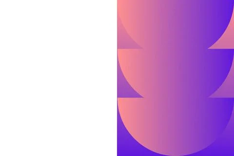 Abstract Background Geometric Background Circle Shapes and Designs Orange Colors Stock-Illustration