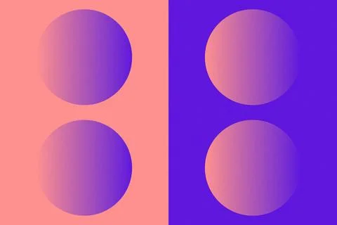 Abstract Background Geometric Background Circle Shapes and Designs Orange Colors Illustrazione stock