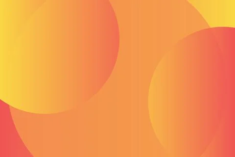 Abstract Background Geometric Background Circle Shapes and Designs Orange Colors 库存插图