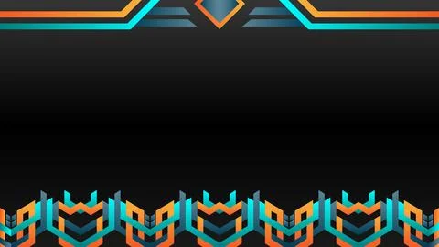 Abstract Background Geometric Border Design with Vivid Colors Stock Illustration