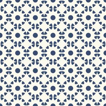 Abstract background geometric cog shape v1 seamless pattern with winter color Stock Illustration