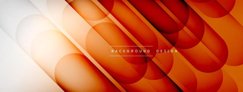 Abstract background - geometric composition created with lights and shadows Illustrazione stock