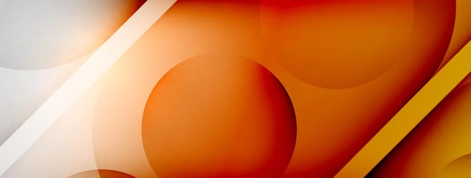 Abstract background - geometric composition created with lights and shadows Illustrazione stock