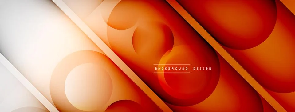 Abstract background - geometric composition created with lights and shadows Illustrazione stock