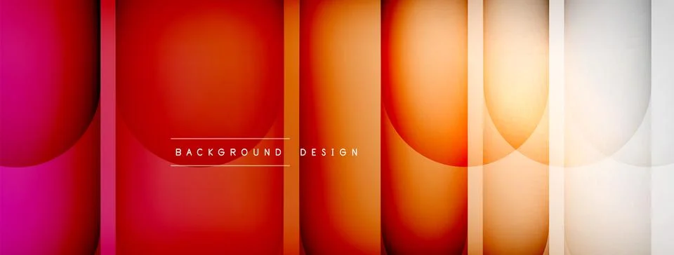 Abstract background - geometric composition created with lights and shadows Illustrazione stock