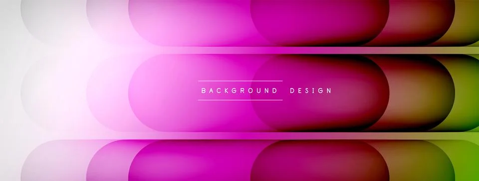 Abstract background - geometric composition created with lights and shadows Illustrazione stock