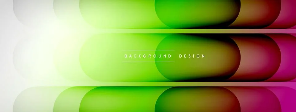 Abstract background - geometric composition created with lights and shadows Illustrazione stock