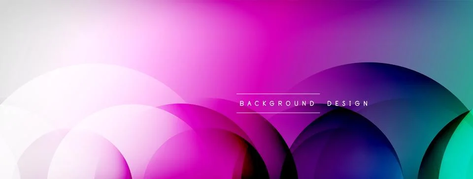 Abstract background - geometric composition created with lights and shadows Stock Illustration