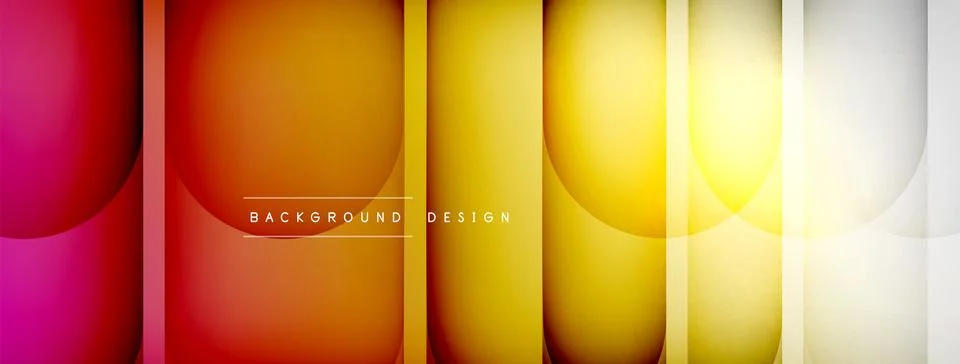 Abstract background - geometric composition created with lights and shadows Stock Illustration