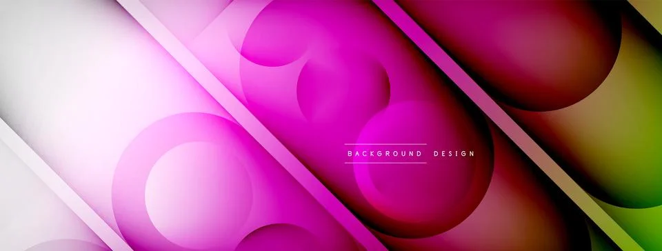 Abstract background - geometric composition created with lights and shadows 스톡 일러스트