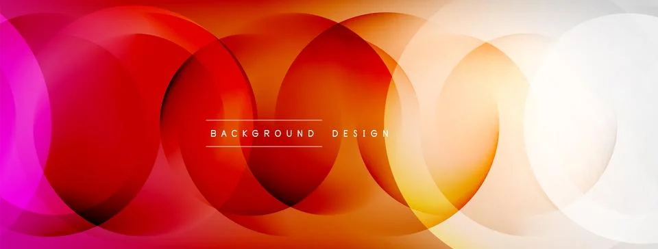 Abstract background - geometric composition created with lights and shadows Stock Illustration