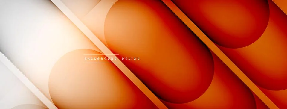 Abstract background - geometric composition created with lights and shadows Stock Illustration