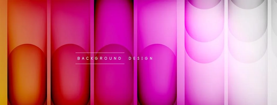 Abstract background - geometric composition created with lights and shadows Stock Illustration