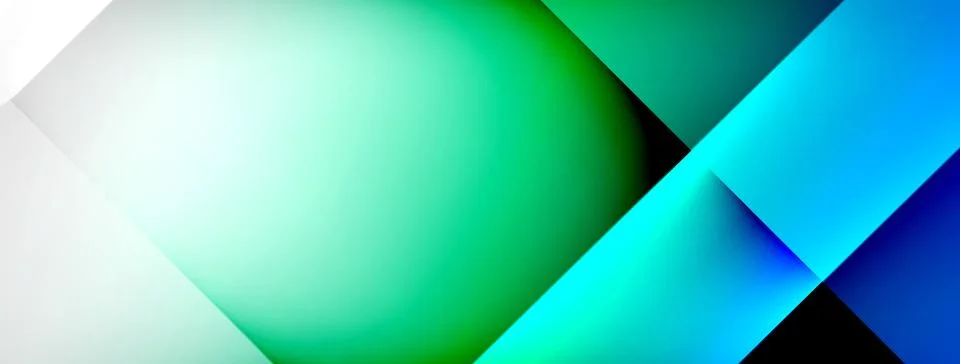 Abstract background - geometric composition created with lights and shadows Illustrazione stock