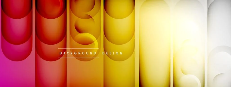 Abstract background - geometric composition created with lights and shadows Illustrazione stock