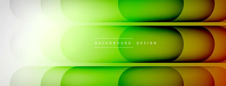 Abstract background - geometric composition created with lights and shadows Stock Illustration