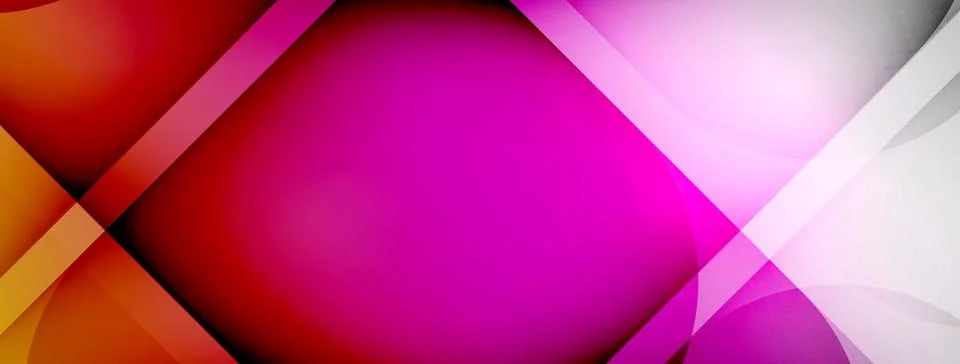 Abstract background - geometric composition created with lights and shadows Illustrazione stock