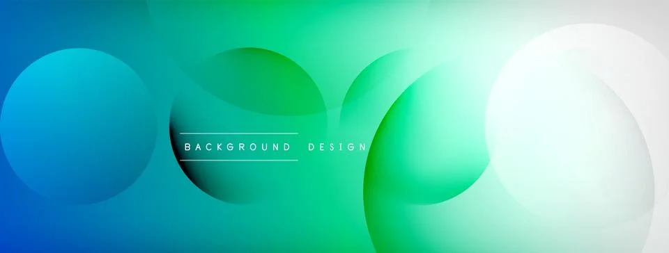 Abstract background - geometric composition created with lights and shadows Stock Illustration