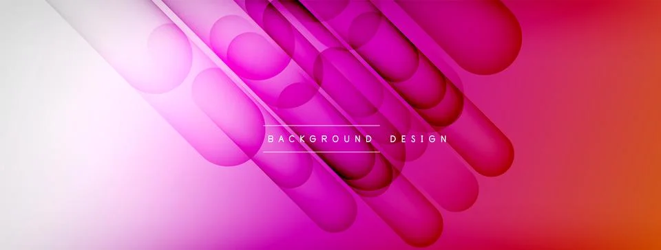 Abstract background - geometric composition created with lights and shadows Illustrazione stock