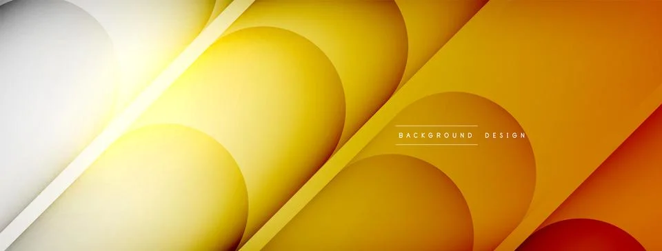 Abstract background - geometric composition created with lights and shadows Illustrazione stock