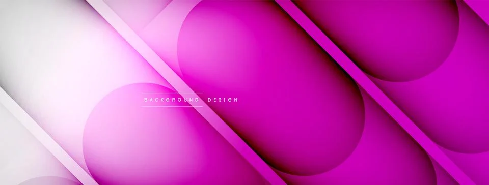 Abstract background - geometric composition created with lights and shadows Illustrazione stock