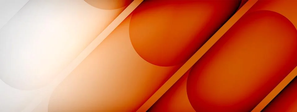 Abstract background - geometric composition created with lights and shadows Stock Illustration