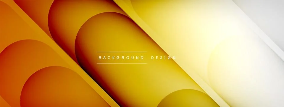 Abstract background - geometric composition created with lights and shadows Stock Illustration