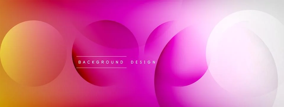 Abstract background - geometric composition created with lights and shadows Stock Illustration