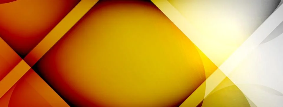 Abstract background - geometric composition created with lights and shadows Stock Illustration
