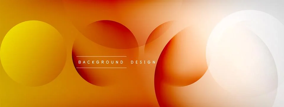 Abstract background - geometric composition created with lights and shadows Stock Illustration