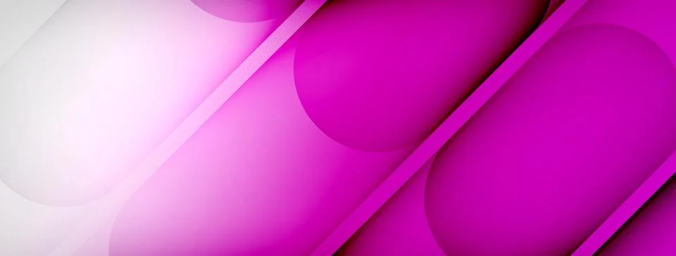 Abstract background - geometric composition created with lights and shadows Illustrazione stock