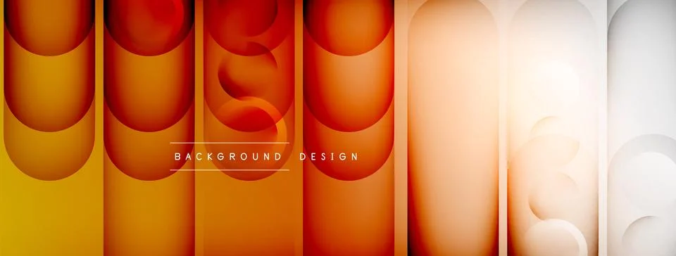 Abstract background - geometric composition created with lights and shadows Illustrazione stock