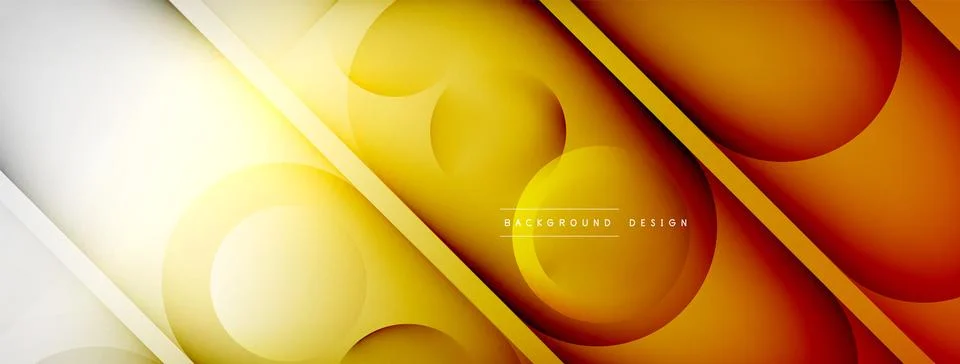 Abstract background - geometric composition created with lights and shadows Illustrazione stock