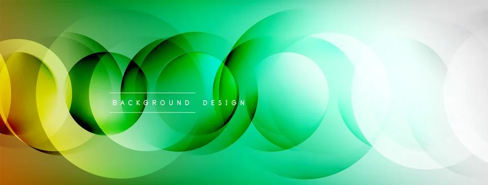 Abstract background - geometric composition created with lights and shadows Stock Illustration