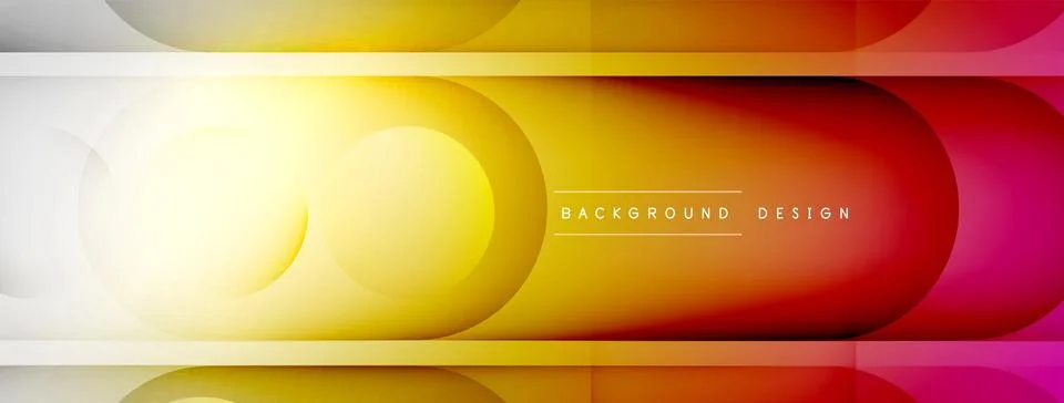 Abstract background - geometric composition created with lights and shadows Illustrazione stock