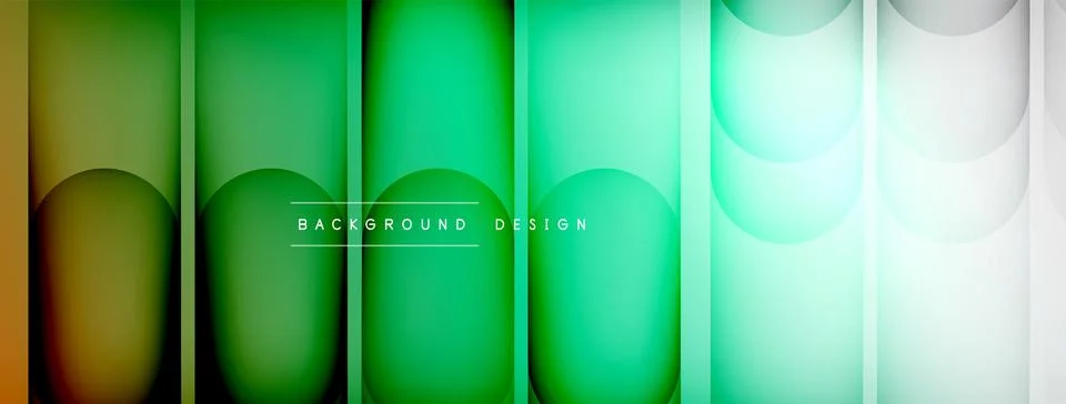 Abstract background - geometric composition created with lights and shadows Illustrazione stock