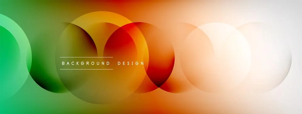 Abstract background - geometric composition created with lights and shadows Stock Illustration