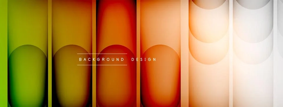 Abstract background - geometric composition created with lights and shadows Stock Illustration