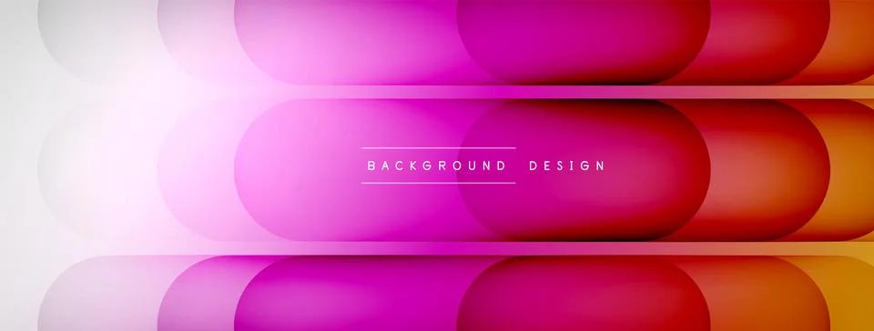 Abstract background - geometric composition created with lights and shadows Stock Illustration