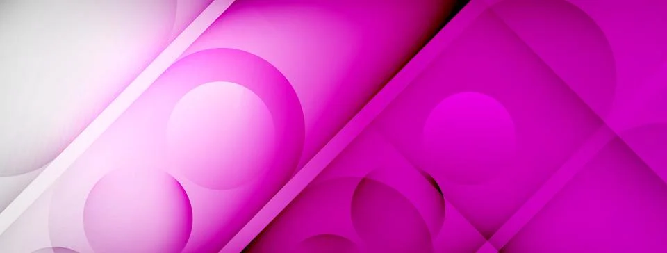 Abstract background - geometric composition created with lights and shadows 스톡 일러스트