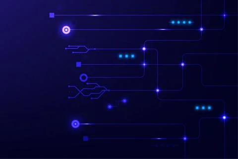 Abstract background  geometric connected lines and dot featuring glowing イラスト素材