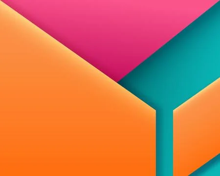 Abstract background geometric design with vibrant colors and modern art com.. Stock Illustration