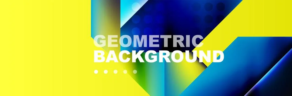 Abstract background with geometric elements. Creative trendy design. Vector Illustrazione stock