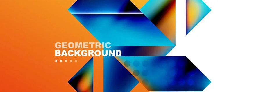 Abstract background with geometric elements. Creative trendy design. Vector イラスト素材