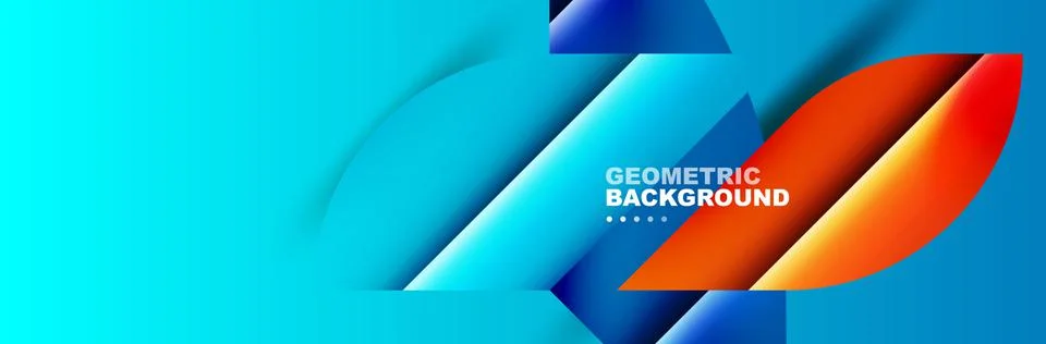 Abstract background with geometric elements. Creative trendy design. Vector イラスト素材