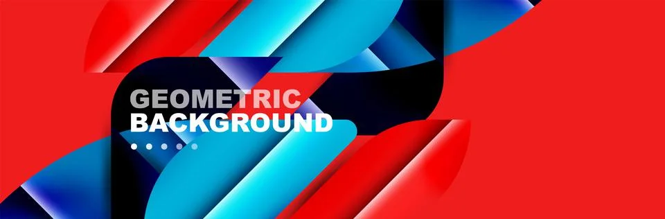 Abstract background with geometric elements. Creative trendy design. Vector Stockillustratie