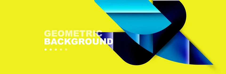 Abstract background with geometric elements. Creative trendy design. Vector Illustrazione stock