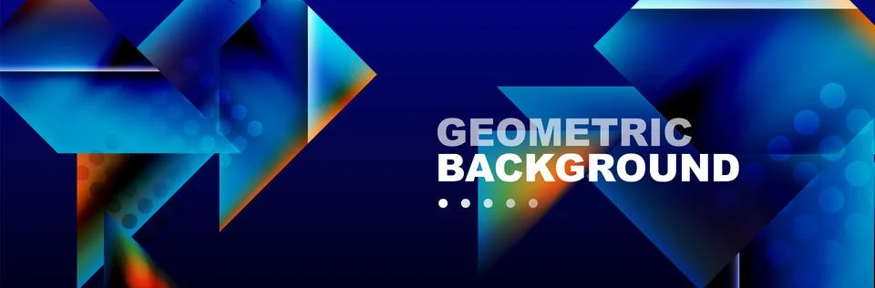 Abstract background with geometric elements. Creative trendy design. Vector イラスト素材