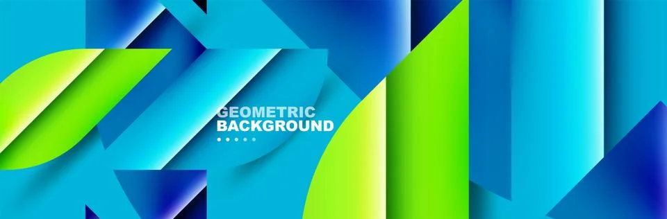 Abstract background with geometric elements. Creative trendy design. Vector Illustrazione stock