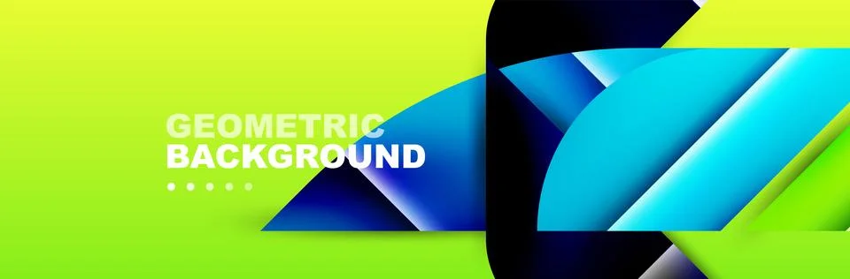 Abstract background with geometric elements. Creative trendy design. Vector Stockillustratie